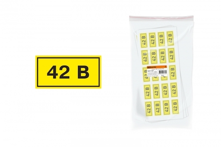 TDM ELECTRIC SQ0817-0007 Символ "42В" 15х50мм TDM